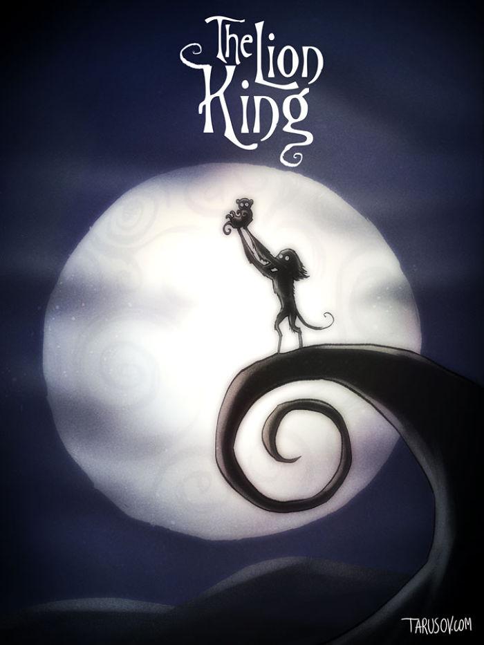 Come sarebbero stati i cartoni Disney se fossero prodotti da Tim Burton articolo
