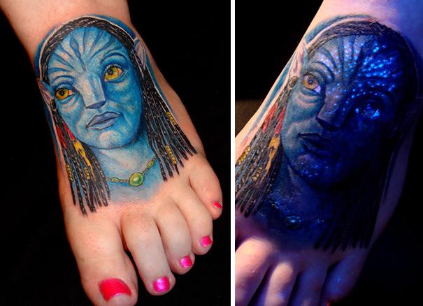 17 tatuaggi che si illuminano di notte articolo