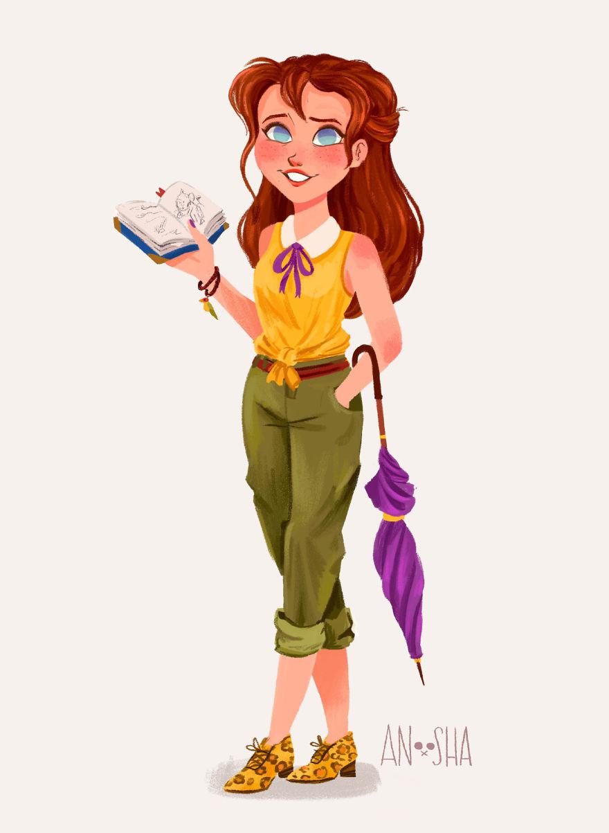 Come sarebbero le principesse Disney se vivessero nel 21esimo secolo! articolo