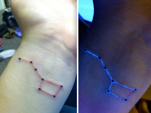 17 tatuaggi che si illuminano di notte articolo