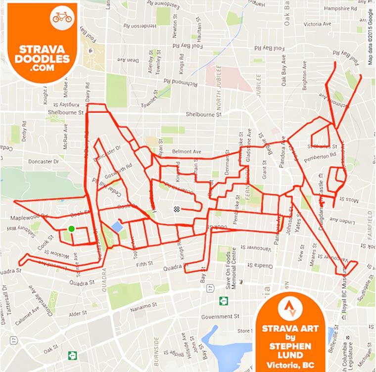 Girare in bici e creare disegni in GPS: 10 testimonianze clamorose! articolo