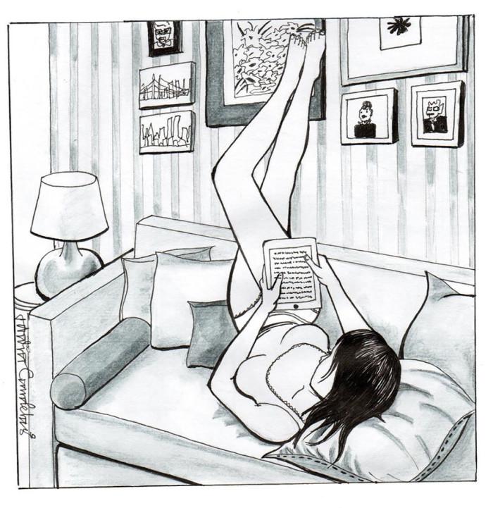La bellezza della vita da single in 10 illustrazioni articolo