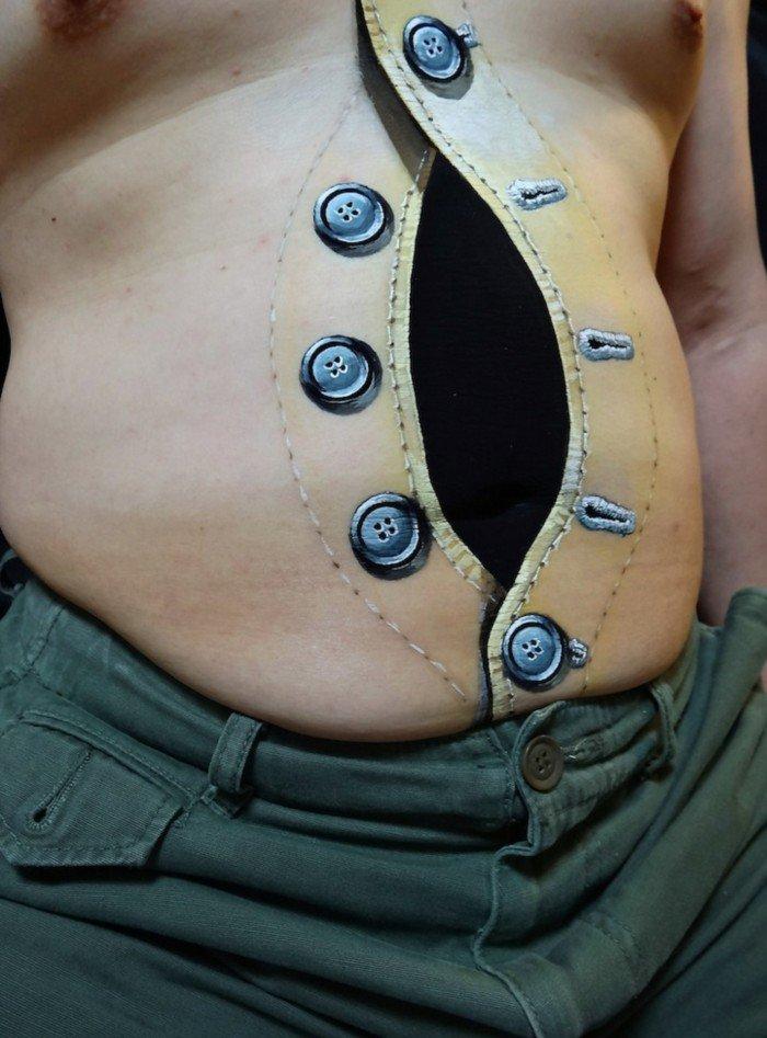 25 Tatuaggi che creano sorprendenti illusioni ottiche da farti girar la testa! articolo