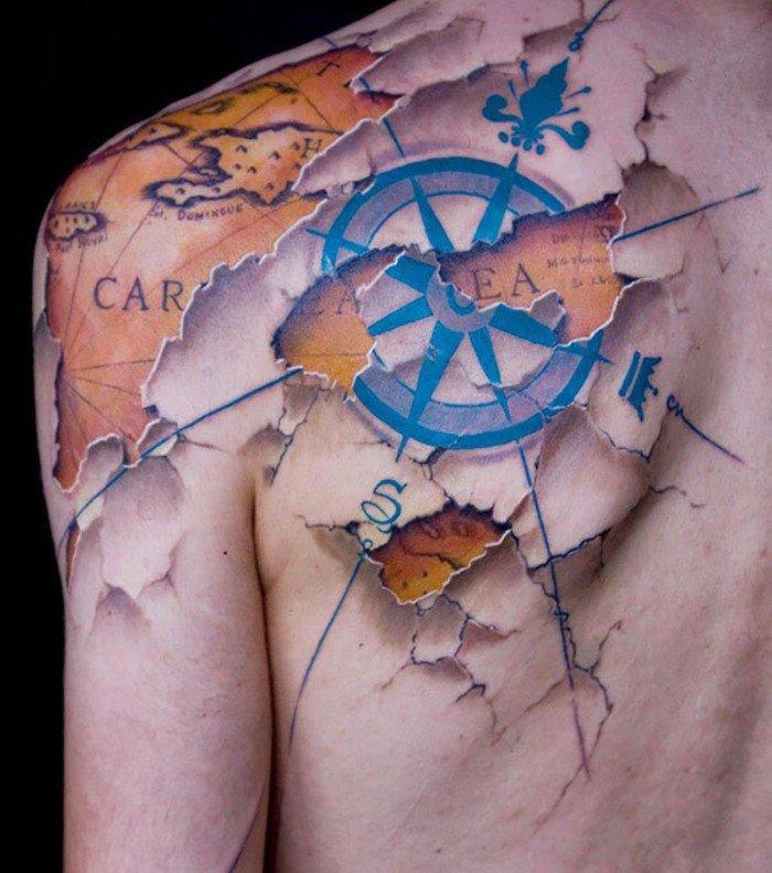 25 Tatuaggi che creano sorprendenti illusioni ottiche da farti girar la testa! articolo