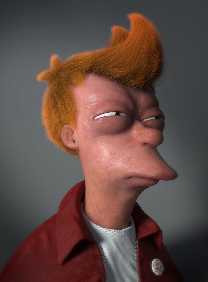 Ecco come sarebbero i personaggi dei cartoni animati se fossero reali articolo