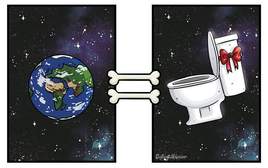 Come i cani vedono il mondo in 7 illustrazioni divertenti articolo