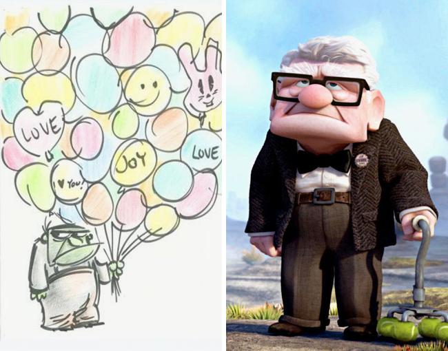 Svelati i disegni originali che hanno ispirato i personaggi Disney! articolo
