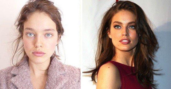 20 modelle famose che mostrano come cambiano con e senza makeup articolo