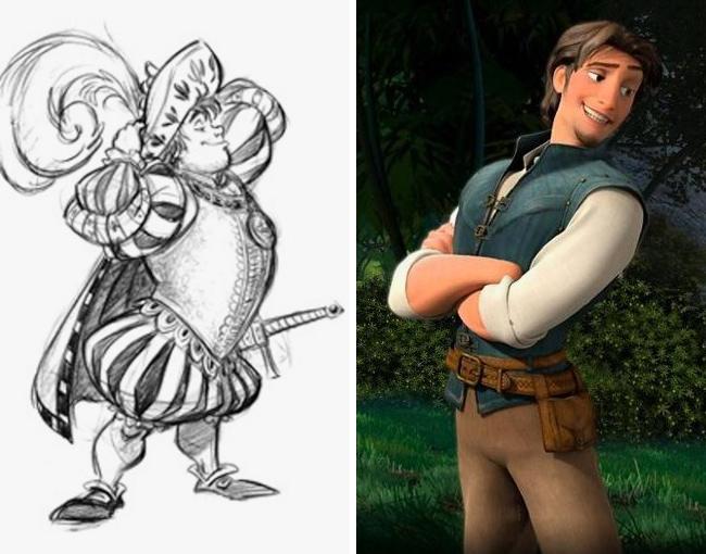 Svelati i disegni originali che hanno ispirato i personaggi Disney! articolo