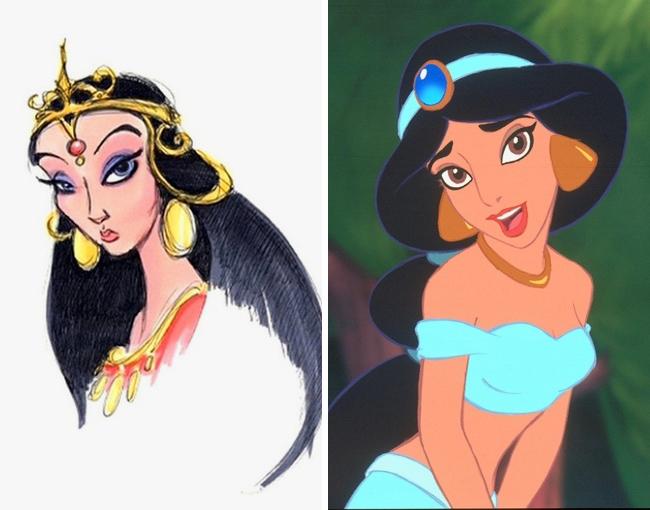 Svelati i disegni originali che hanno ispirato i personaggi Disney! articolo