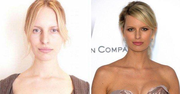 20 modelle famose che mostrano come cambiano con e senza makeup articolo