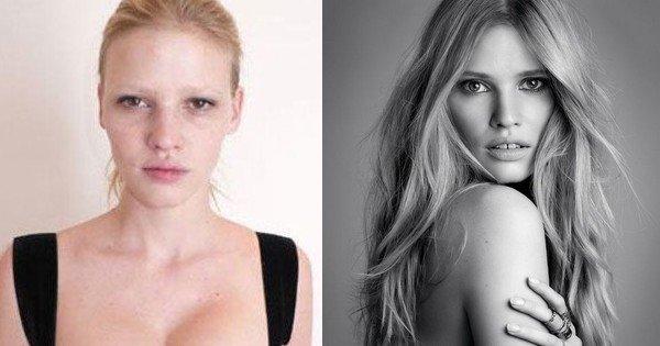 20 modelle famose che mostrano come cambiano con e senza makeup articolo