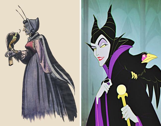 Svelati i disegni originali che hanno ispirato i personaggi Disney! articolo