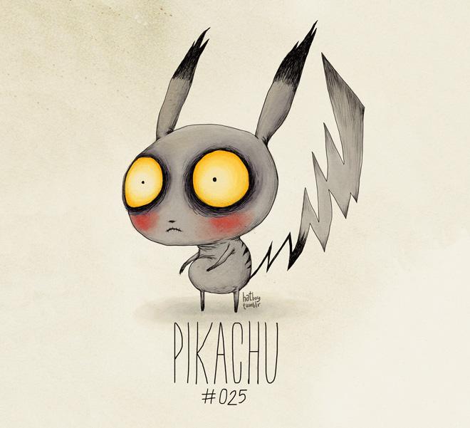 I Pokemon disegnati da Tim Burton articolo