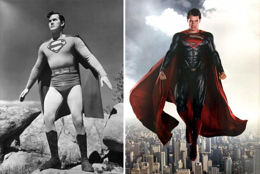 Come sono cambiati i supereroi nel corso del tempo: PRIMA e DOPO articolo