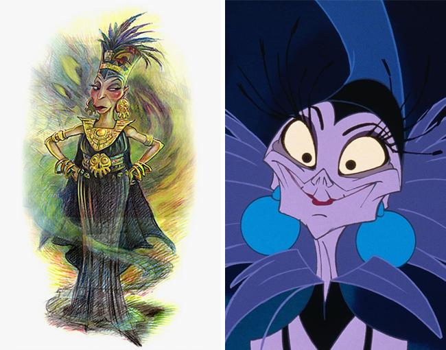 Svelati i disegni originali che hanno ispirato i personaggi Disney! articolo