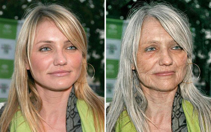 Un mago di Photoshop mostra come saranno le principali Star di Hollywood quando saranno vecchie! articolo
