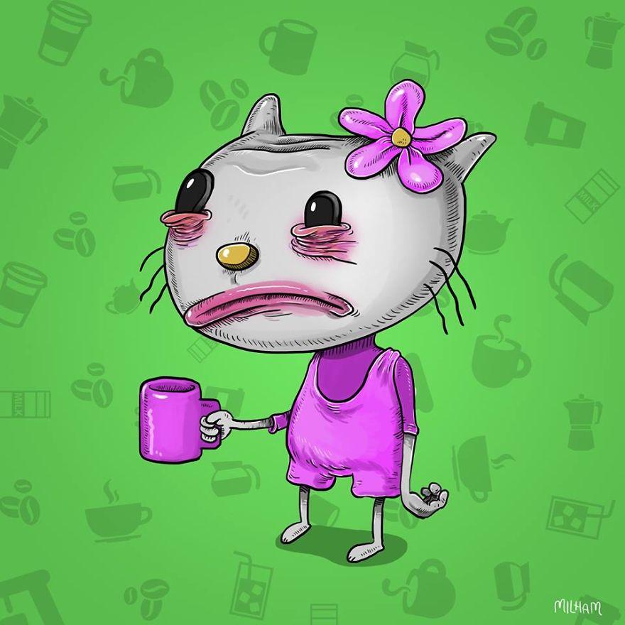 I protagonisti dei cartoni animati prima del caffè mattutino articolo