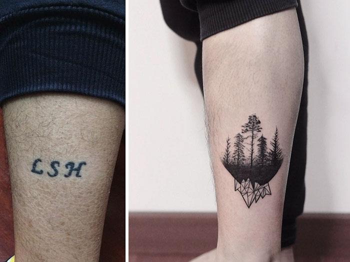 Tatuaggi vecchi e modificati in maniera creativa! articolo