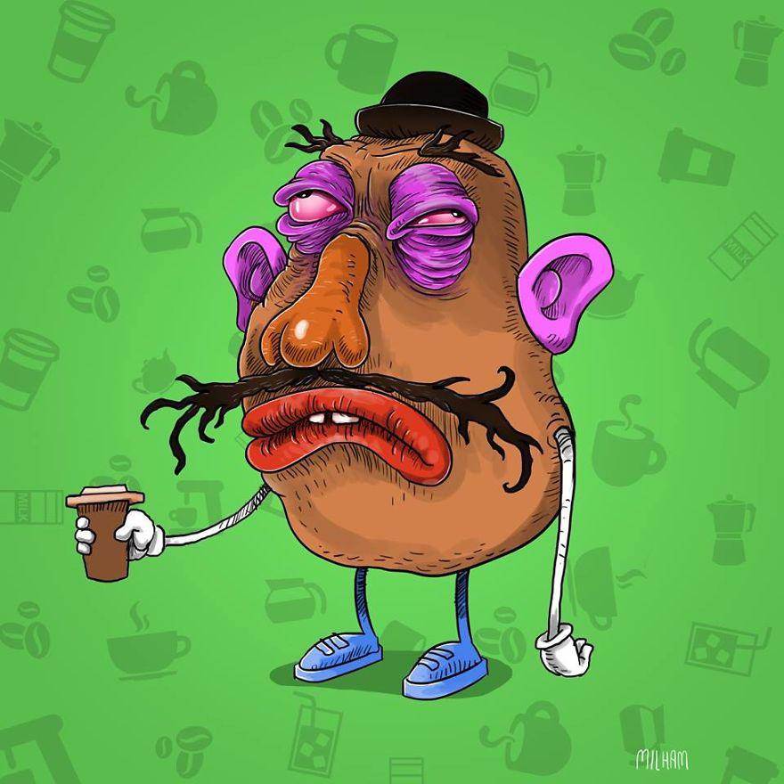 I protagonisti dei cartoni animati prima del caffè mattutino articolo