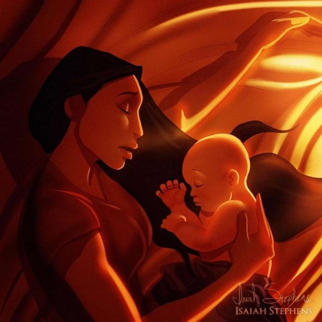 Come sarebbero le Principesse Disney se diventassero mamme? articolo