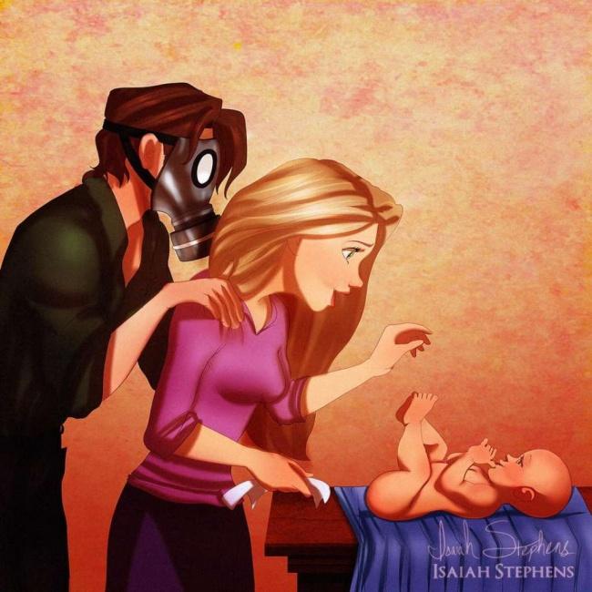 Come sarebbero le Principesse Disney se diventassero mamme? articolo