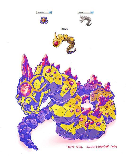 Ecco cosa succede quando i Pokémon si fondono tra loro! articolo