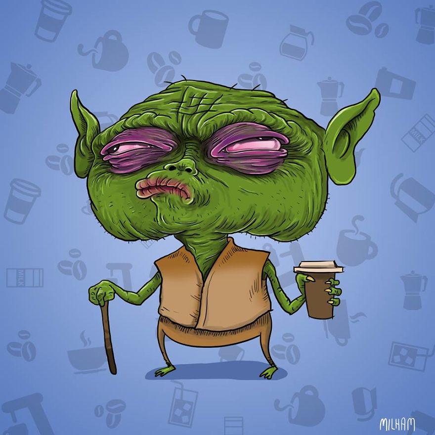 I protagonisti dei cartoni animati prima del caffè mattutino articolo