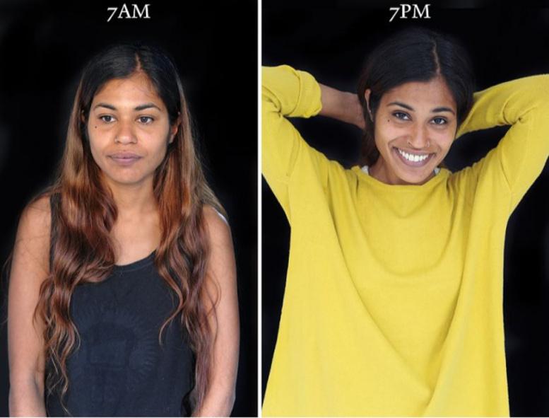 Ecco come cambia l'aspetto di una persona in 12 ore articolo