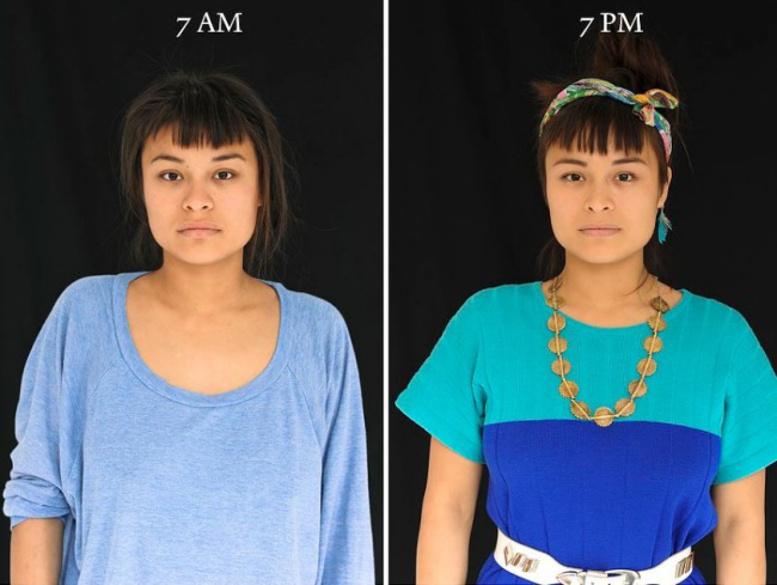 Ecco come cambia l'aspetto di una persona in 12 ore articolo