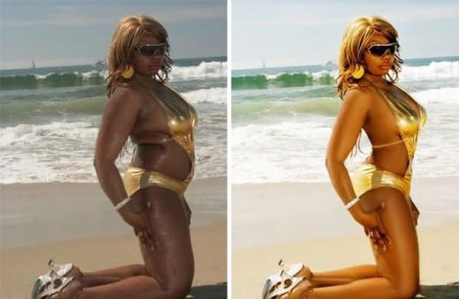 16 immagini incredibili di personaggi famosi PRIMA e DOPO Photoshop! articolo