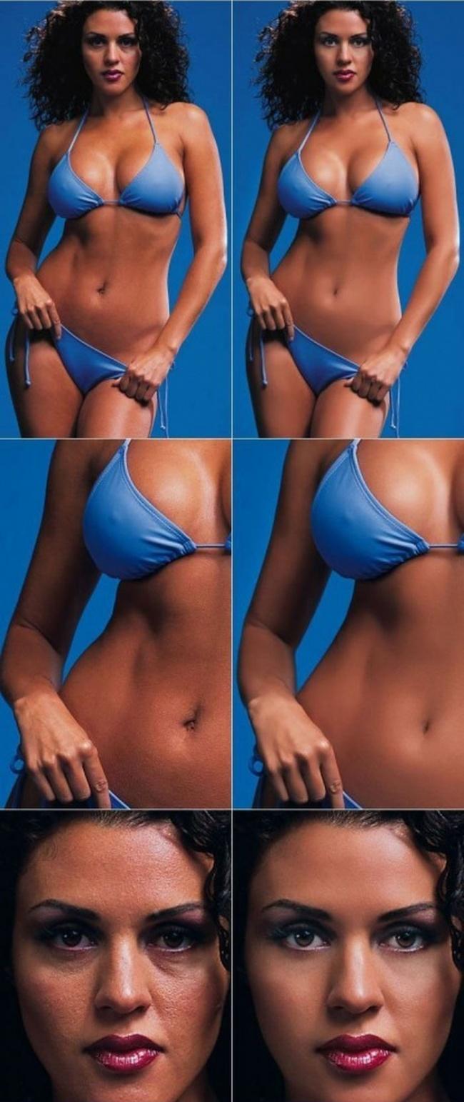 16 immagini incredibili di personaggi famosi PRIMA e DOPO Photoshop! articolo