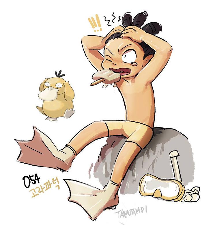 Un'artista ha trasformato i Pokemon in essere umani! articolo