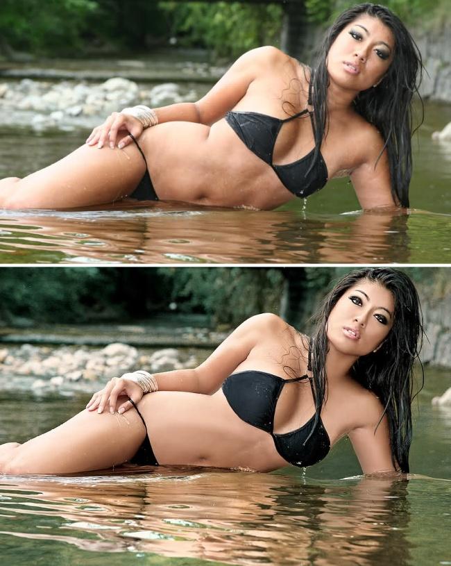 16 immagini incredibili di personaggi famosi PRIMA e DOPO Photoshop! articolo