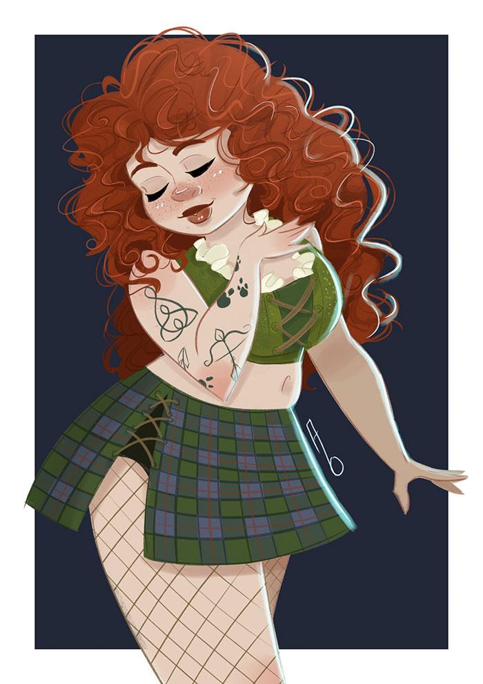 Come sarebbero le Principesse Disney se fossero curvy articolo
