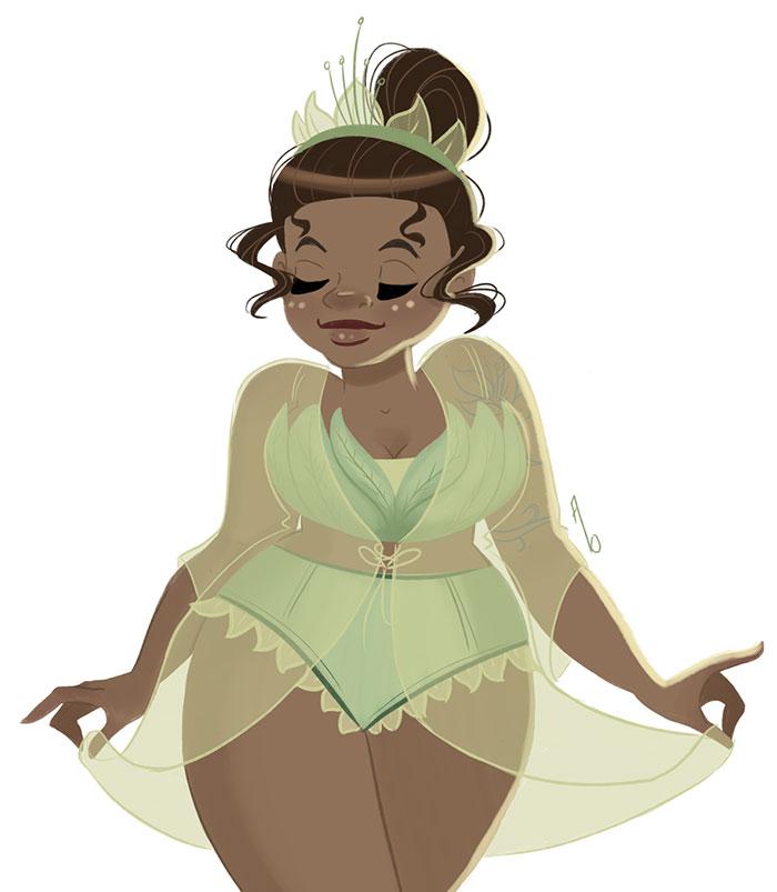 Come sarebbero le Principesse Disney se fossero curvy articolo