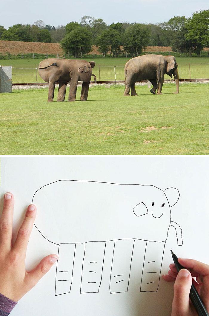 Un papà trasforma in realtà i disegni del proprio figlio di 6 anni! articolo