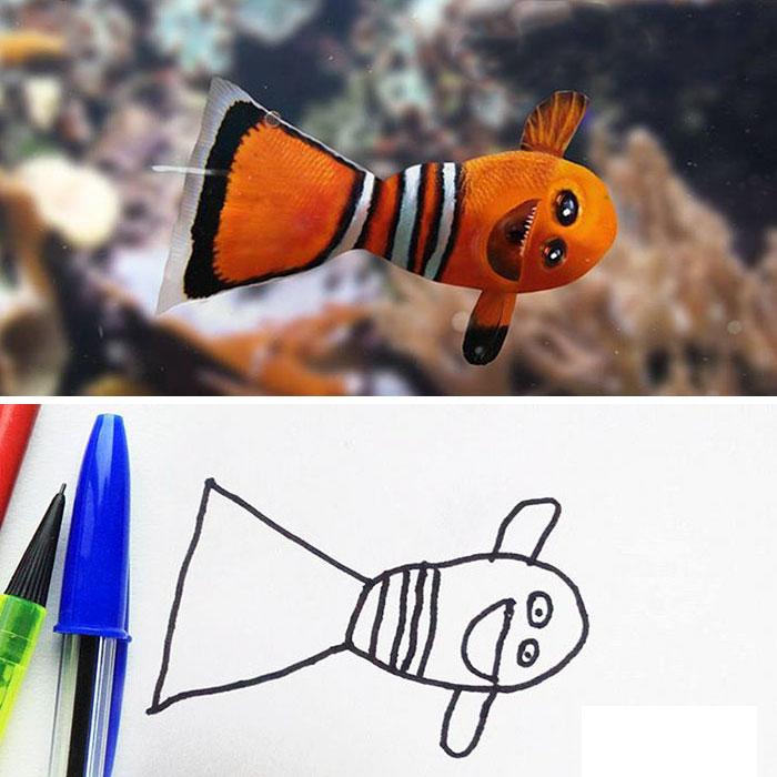 Un papà trasforma in realtà i disegni del proprio figlio di 6 anni! articolo