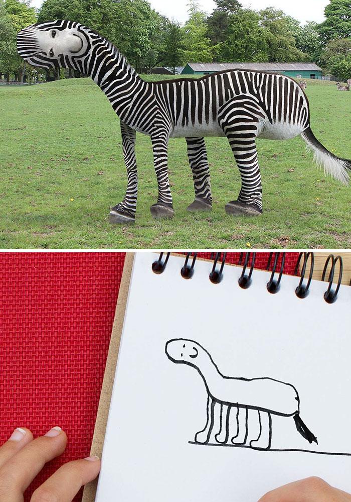 Un papà trasforma in realtà i disegni del proprio figlio di 6 anni! articolo