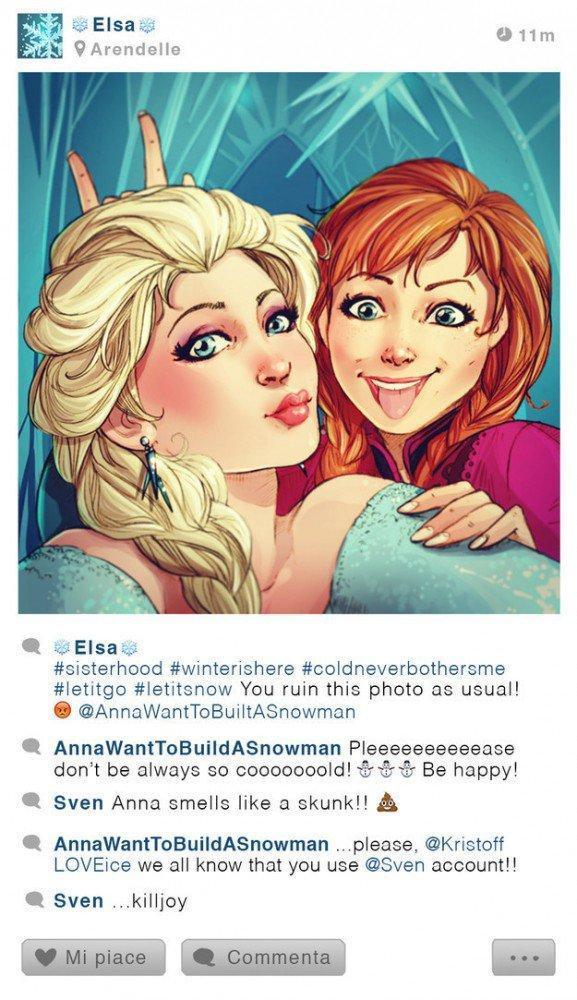 13 personaggi della Disney se avessero Instagram! articolo