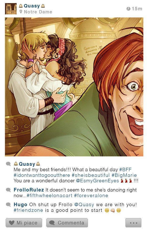 13 personaggi della Disney se avessero Instagram! articolo