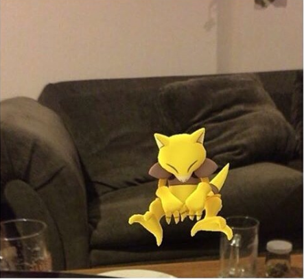 foto di pok&egrave;mon sul divano