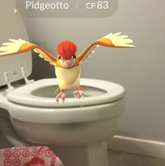 foto di pok&egrave;mon in bagno