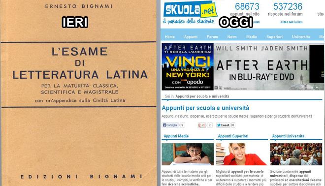 foto di come la vita a scuola è cambiata nel corso degli anni