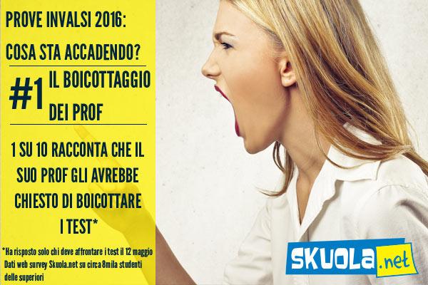 foto di prove Invalsi 2016 del 12 maggio a rischio per via delle proteste