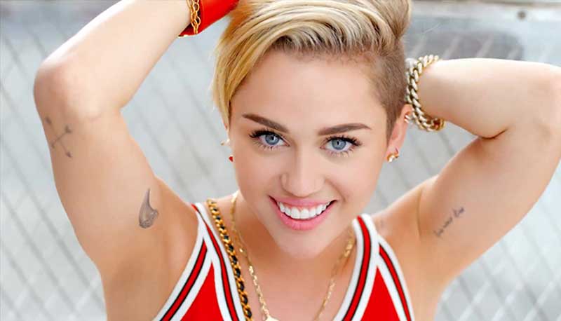 primo piano Miley Cyrus
