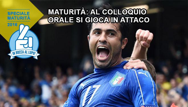 foto di colloquio orale di maturità come una partita della Nazionale agli Europei 2016