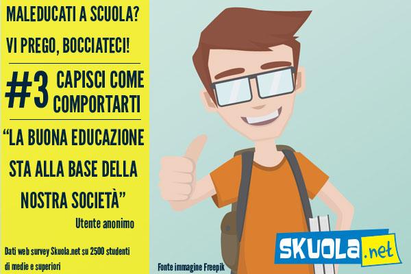 foto di studenti contrari all'abolizione della bocciatura per voto in condotta
