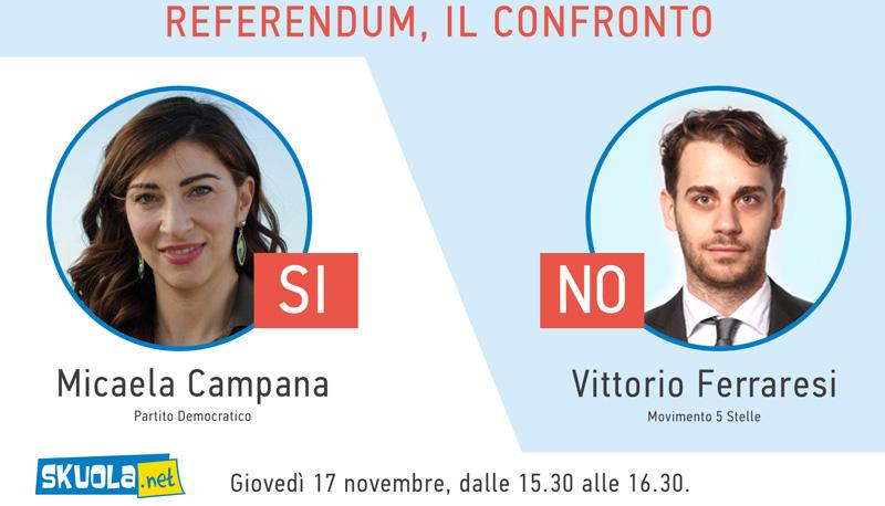 Referendum Costituzionale: segui la nostra videochat per saperne di più!