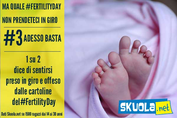 il #FertilityDay non ci piace